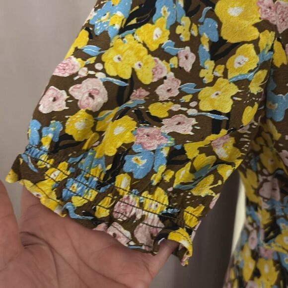 Diane Von Furstenberg 100% viscose floral print dress, US8 - Picture 6 of 9